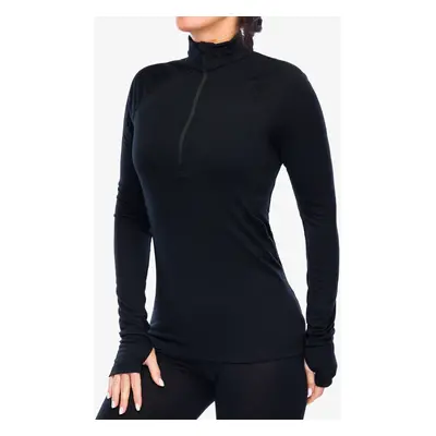 Dámská funkční mikina Houdini Desoli Light Half Zip - true black