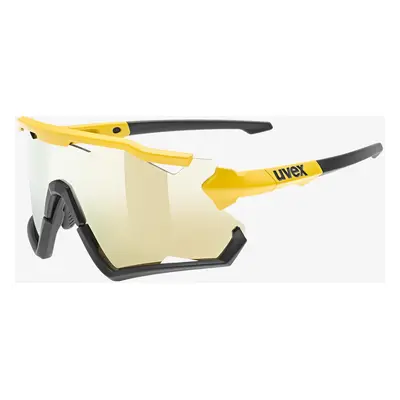 Brýle na kolo Uvex Sportstyle - sunbee black mat/mirror yellow