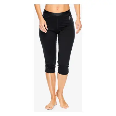 Termolegíny dámské Odlo Merino BL Bottom 3/4 - black