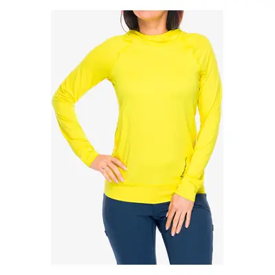 Dámská mikina s kapucí Black Diamond Alpenglow Hoody - clean yellow