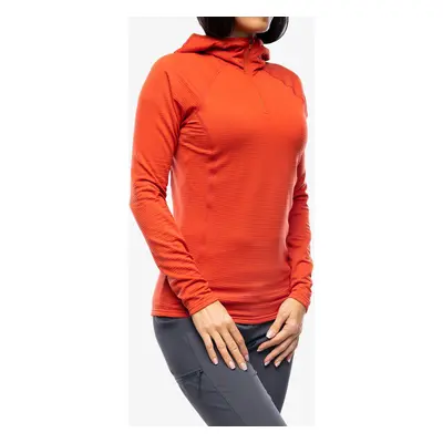 Dámská mikina se zipem Montane Protium Lite Hoodie - saffron red