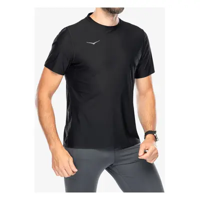 Běžecké triko Hoka Performance Run Short Sleeve - black