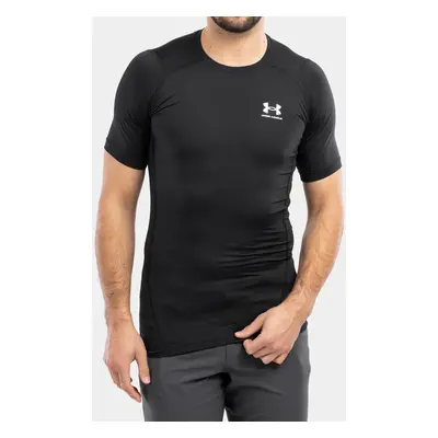 Tričko Under Armour HG Armour Comp S/S - black/white