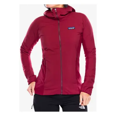 Hybridní bunda dámská Patagonia Nano-Air Light Hybrid Hoody - oxide red