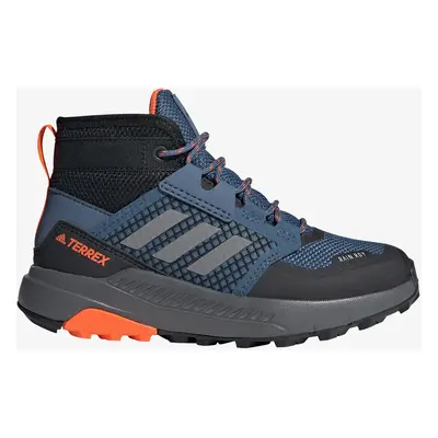 Dětské boty adidas TERREX Trailmaker Mid RAIN.RDY - won steel/grey three/im orange