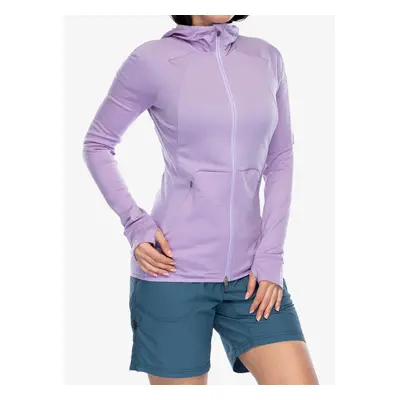 Dámská mikina Icebreaker Merino Quantum ZoneKnit LS Zip Hoodie - purple gaze