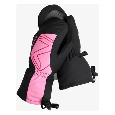 Dětské rukavice Ziener Lavalino AS AW Mitten Junior - black/fuchsia pink