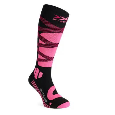 Dámské lyžařské ponožky X-Socks Ski Control 4.0 - opal black/magnolia purple