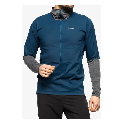 Bunda na běhání Patagonia Airshed Pro Pullover - lago blue