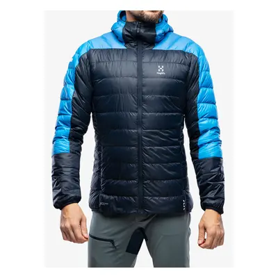 Péřová bunda Haglofs L.I.M Down Hood - tarn blue/nordic blue