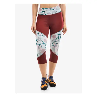 Lezecké legíny Ocun Rhea 3/4 Leggings - wine merlot