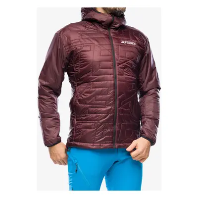 Zateplená bunda adidas TERREX Xperior Varilite PrimaLoft Hooded Jacket - shadow brown