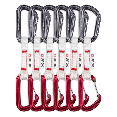 Lezecké expresky Ocun Hawk QD Combi Bio-Dyn-Ring mm cm 6-pack - red