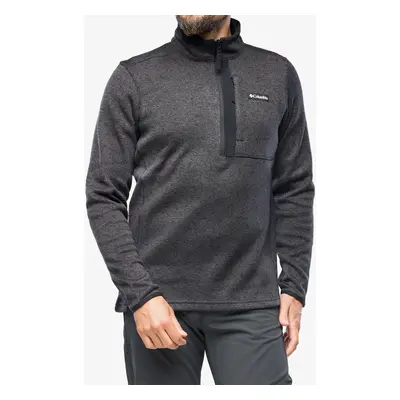 Mikina se zipem Columbia Sweater Weather Half Zip - black heather/black