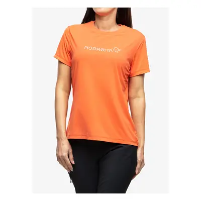 Dámské tričko Norrona Tech T-Shirt - orange alert