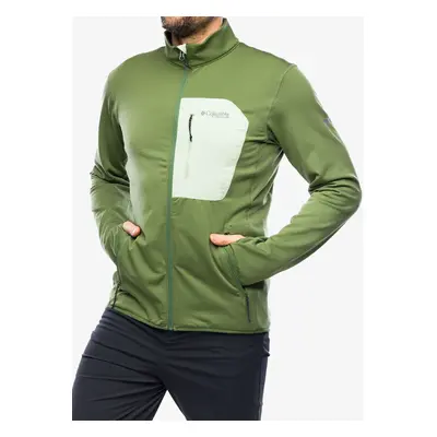 Rozepínací mikina Columbia Triple Canyon Grid Fleece Full Zip - canteen/sage leaf