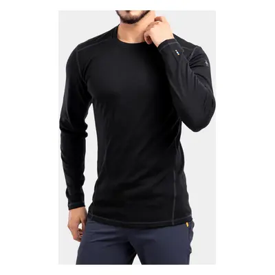 Mikina Smartwool Classic Thermal Merino Base Layer Crew Boxed - black