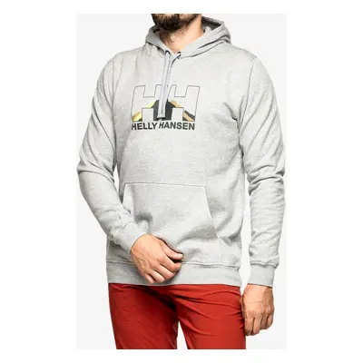 Mikina s kapucí Helly Hansen Nord Graphic Pullover Hoodie - grey melange