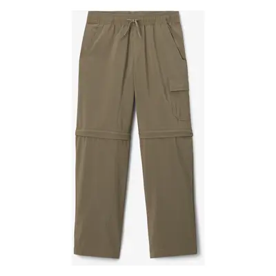 Chlapecké kalhoty Columbia Silver Ridge Utility Convertible Pant - stone green