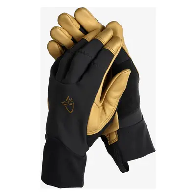 Skialpové rukavice Norrona Lyngen Gore-Tex Infinium Leather Gloves – caviar