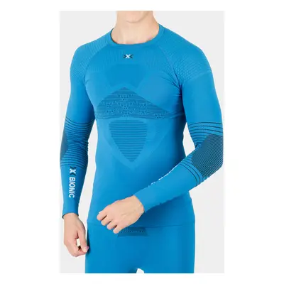 Termoaktivní mikina X-Bionic Energizer 4.0 Shirt Round Neck - blue/anth