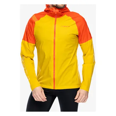 Bunda na běhání La Sportiva Pocketshell Jacket - bamboo/cherry tomato