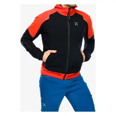 Softshellová bunda Montura Wind Revolution Hoody Jacket - black/bright orange