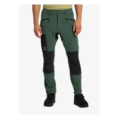 Softshellové kalhoty dámské Haglofs Mid Slim Pant - fjell green/true black