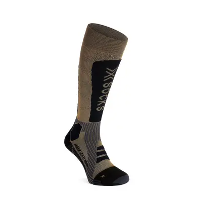 Dámské lyžařské ponožky X-Socks Helixx Gold 4.0 - gold/black