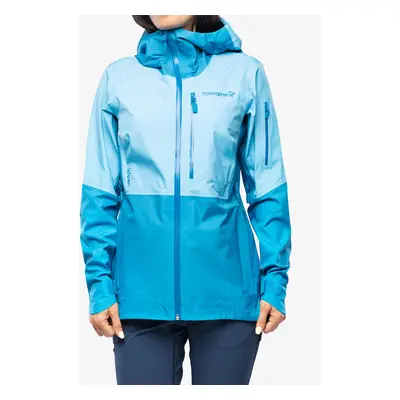 Dámská bunda Norrona Lofoten Gore-Tex Jacket – aquarius/hawaiian