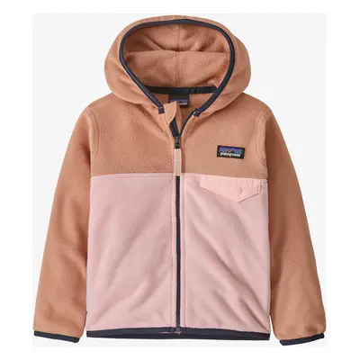 Dětská mikina Patagonia Baby Micro D Snap-T Jacket - mallow pink