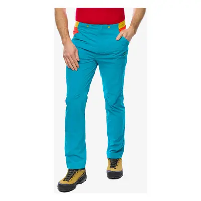 Trekové kalhoty La Sportiva Brush Pant - tropic blue/cherry tomato