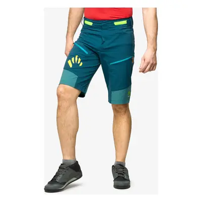 Cyklo kraťasy Karpos Rapid Baggy Short - refl.pond/hydro/yellow fluo