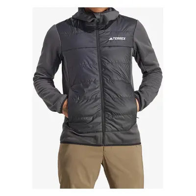 Hybridní bunda adidas TERREX Multi Hybrid Insulated Hooded Jacket - black