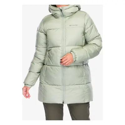 Dámský kabát Columbia Puffect II Mid Hooded Jacket - safari