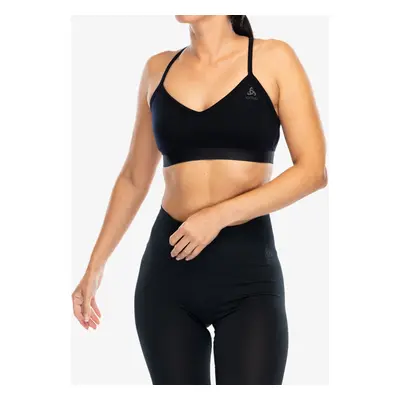 Sportovní podprsenka Odlo Merino Soft Sport Bra - black