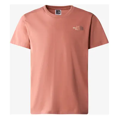 Dívčí tričko The North Face S/S Relaxed Graphic Tee - light mahogany