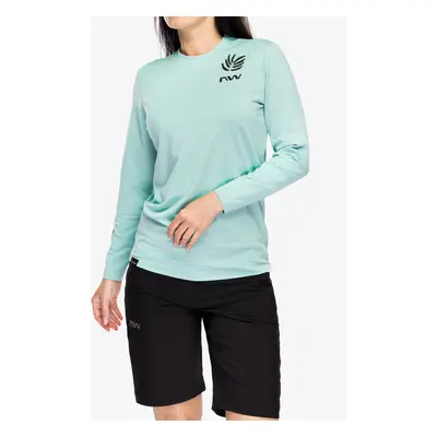 Cyklistická mikina dámská Northwave Xtrail Long Sleeve Jersey - blue surf