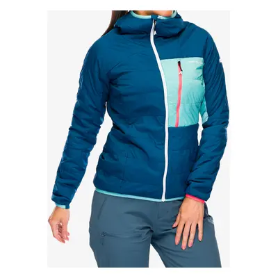 Zateplená bunda dámská Ortovox Swisswool Piz Duan Jacket - petrol blue