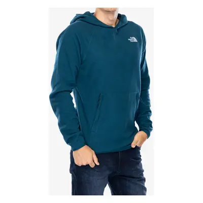 Fleece mikina The North Face Glacier Hoodie - midnight petrol