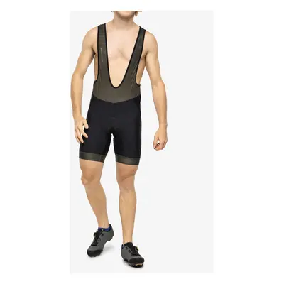 Cyklistické kraťasy Northwave Origin Bibshort - black/forest green