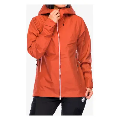 Dámská bunda na hory Mammut Crater IV HS Hooded Jacket - brick