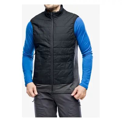 Zateplená vesta Icebreaker MerinoLoft Vest - black/jet