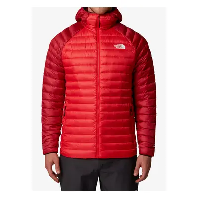 Péřová bunda The North Face Bettaforca Lt Down Hoodie - high risk red/garnet red