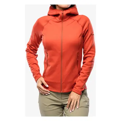 Dámská mikina s kapucí Montane Fury Hoodie - saffron red