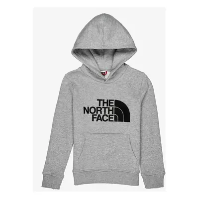 Chlapecká mikina The North Face Drew Peak P/O Hoodie - light grey