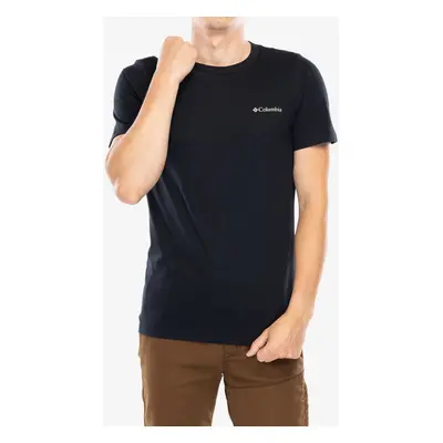 Tričko s potiskem Columbia Rapid Ridge Back Graphic Tee II - black/button badge