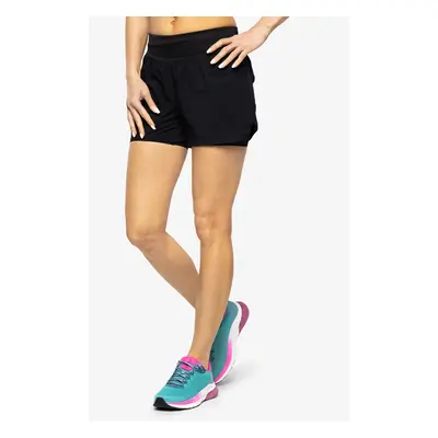 Běžecké kraťasy dámské Under Armour Run Elite 2in1 Short - black/black/reflective