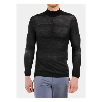 Termoaktivní mikina Smartwool Intraknit Merino 1/4 Zip - black