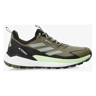 Turistické boty adidas TERREX Free Hiker Low GTX - olive str/silv grn/core blk